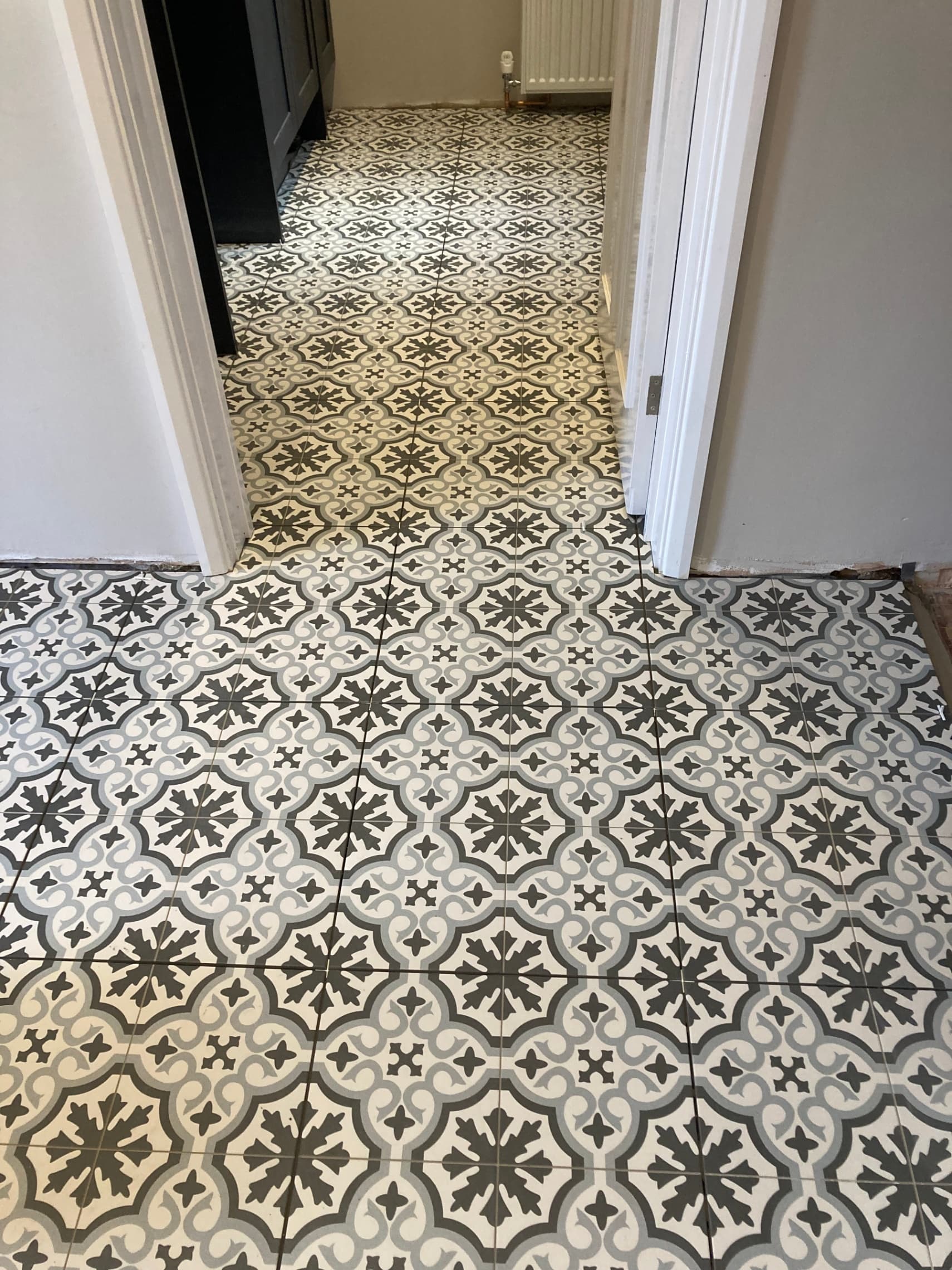Floor tiling